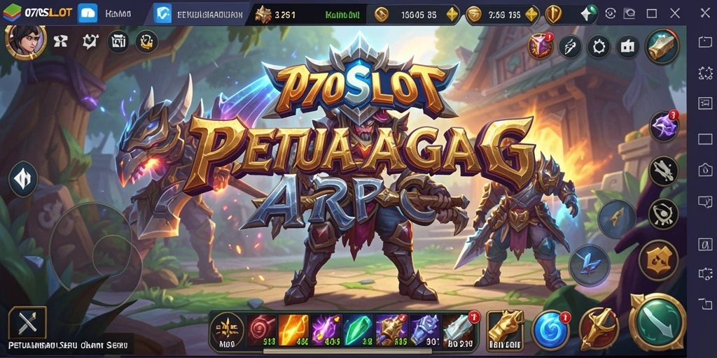 Screenshot 070SLOT menampilkan aksi pertarungan yang mendebarkan dalam dunia fantasi.