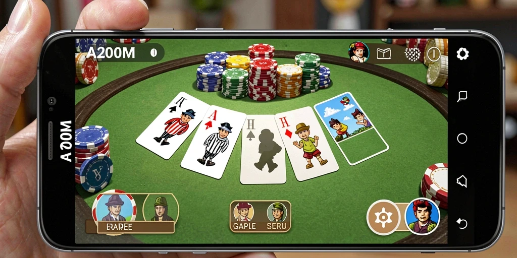 Tampilan gameplay seru dan menarik dari A200M.