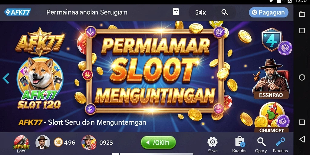 Tampilan gameplay Slot yang menarik di AFK77.
