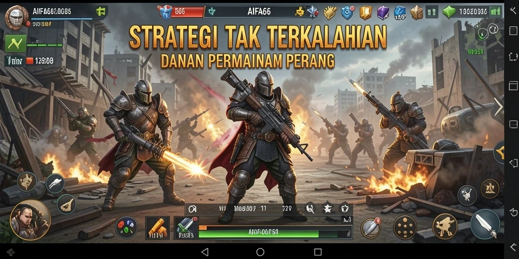 Gameplay AIFA66 yang penuh strategi dan aksi mendebarkan.