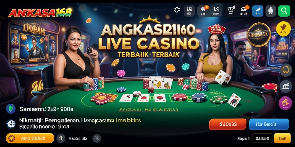 Gameplay Live Casino yang mengasyikkan di ANGKASA168.