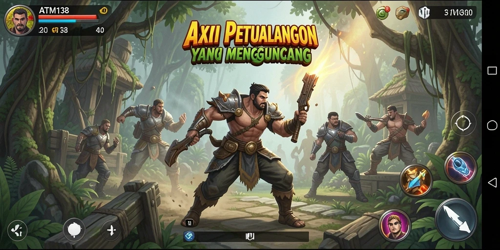 Tampilan grafis menawan saat beraksi dalam gameplay seru.