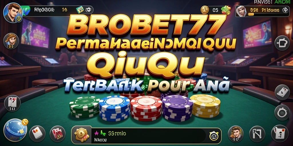 Tampilan gameplay seru dalam BROBET77 saat bermain QiuQiu.