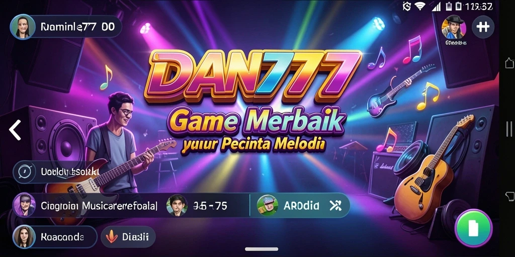 Tangkapan layar permainan musik yang menarik dari DAN777.