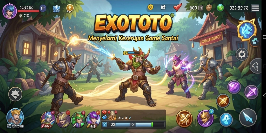 Tangkapan layar gameplay <strong>EXOTOTO</strong> menunjukkan keseruan bermain game Casual.