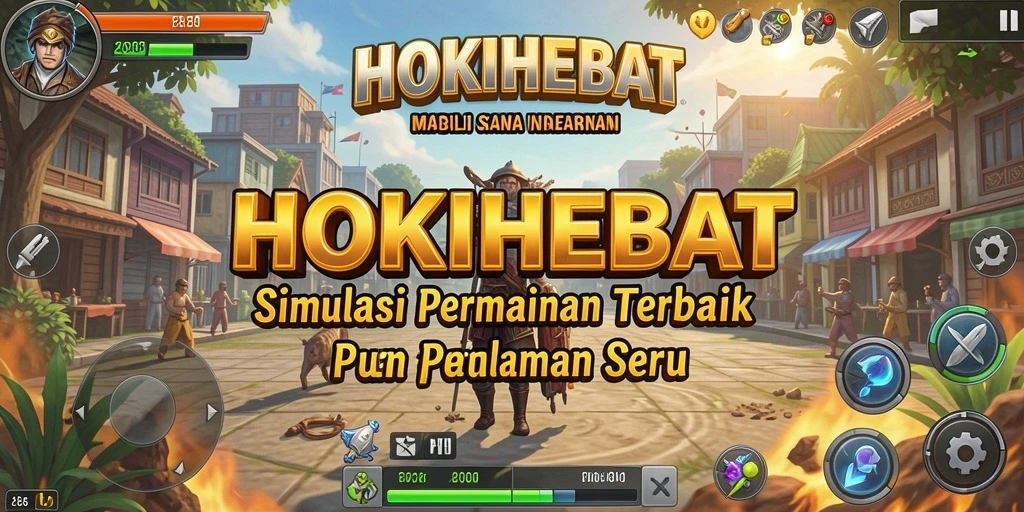 Tampilan gameplay menarik dari HOKIHEBAT saat beraksi.