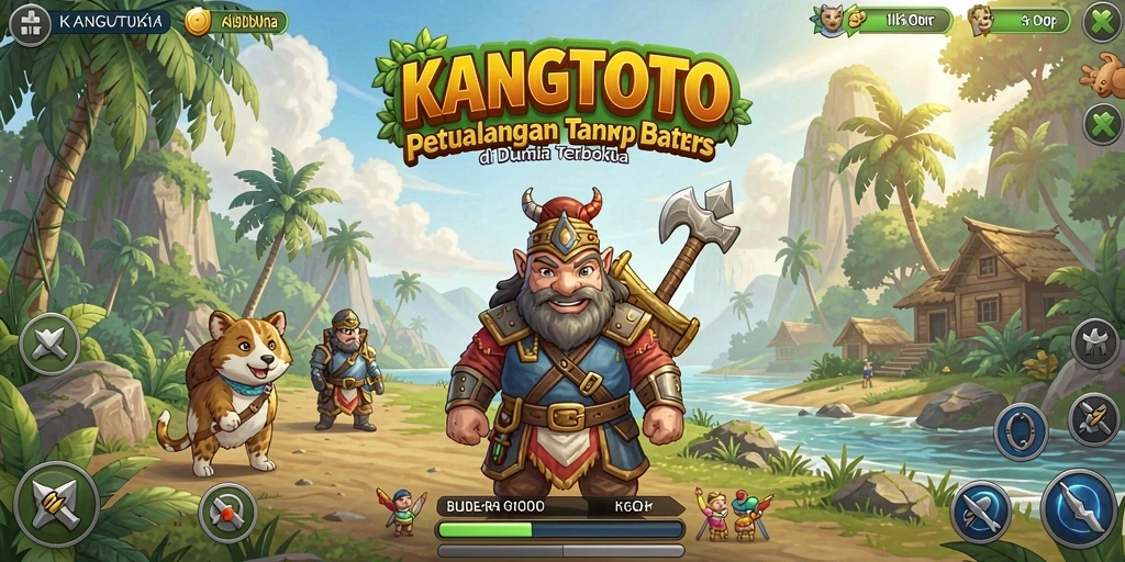 Tangkapan layar KANGTOTO menampilkan petualangan seru di dunia terbuka.