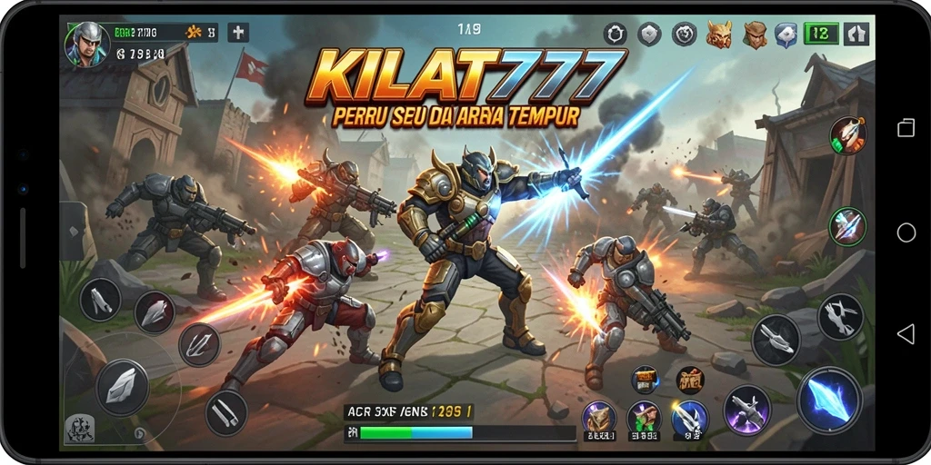 Tampilan gameplay seru dalam KILAT777 dengan visual pertarungan yang mengagumkan.