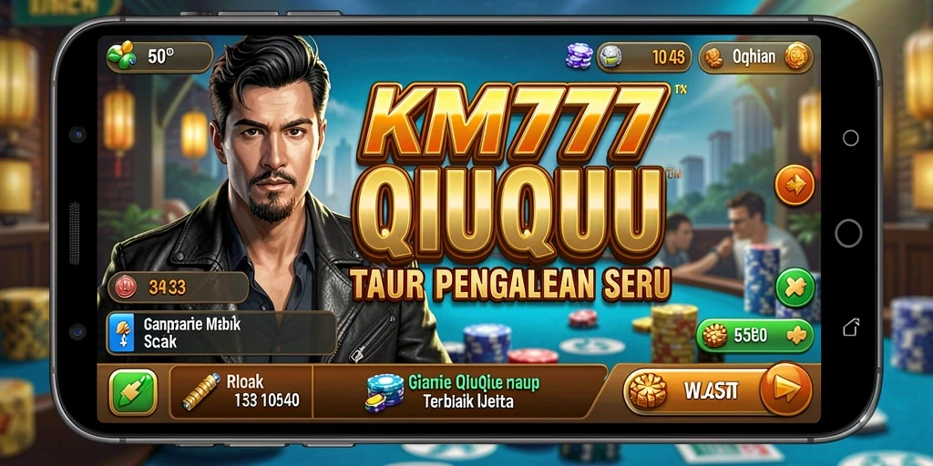 Tampilan gameplay seru dalam game QiuQiu KM777.