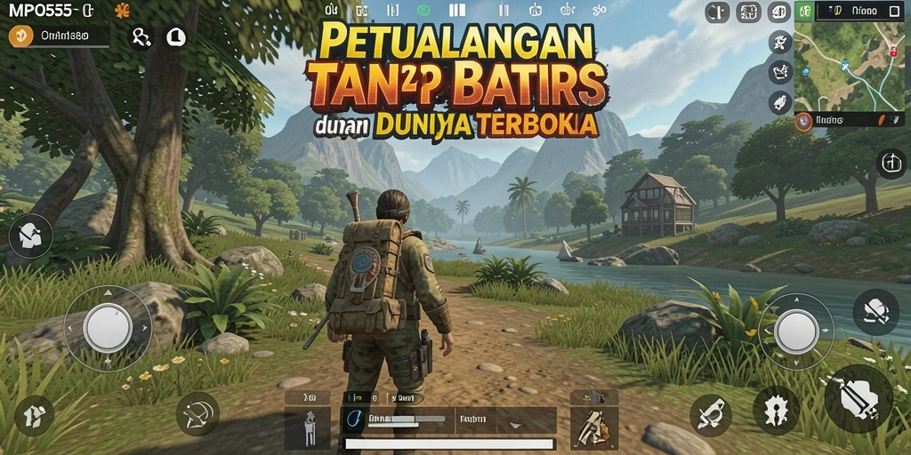Tampilan gameplay MPO555 yang mendebarkan dalam dunia terbuka.