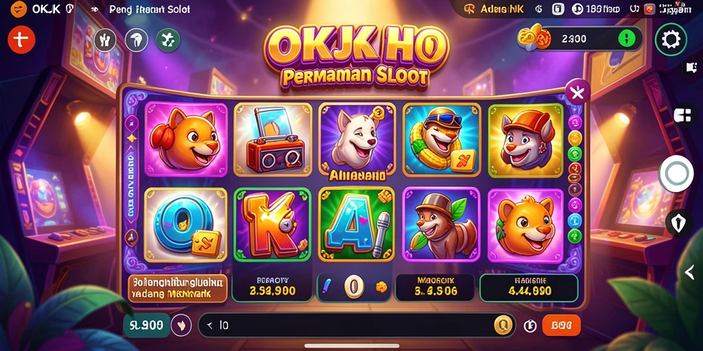 Screenshot gameplay OKJK yang menampilkan keseruan bermain Slot.