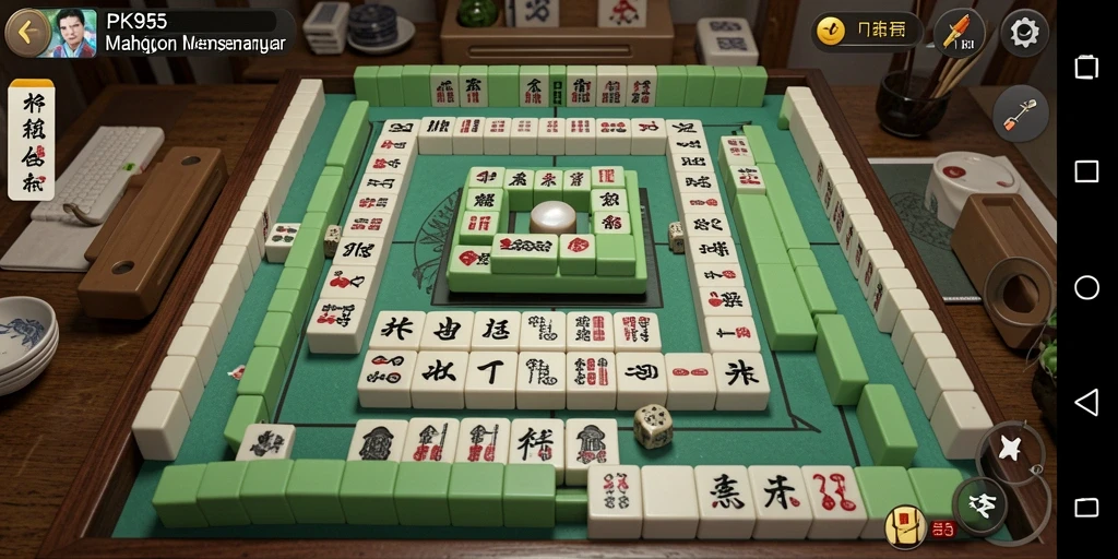 Tampilan gameplay Mahjong yang menantang dan menarik di PK95.