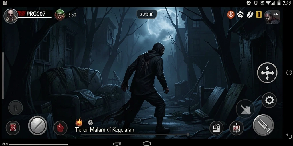 Pengalaman gameplay mencekam di PRG007 dengan suasana Horror.