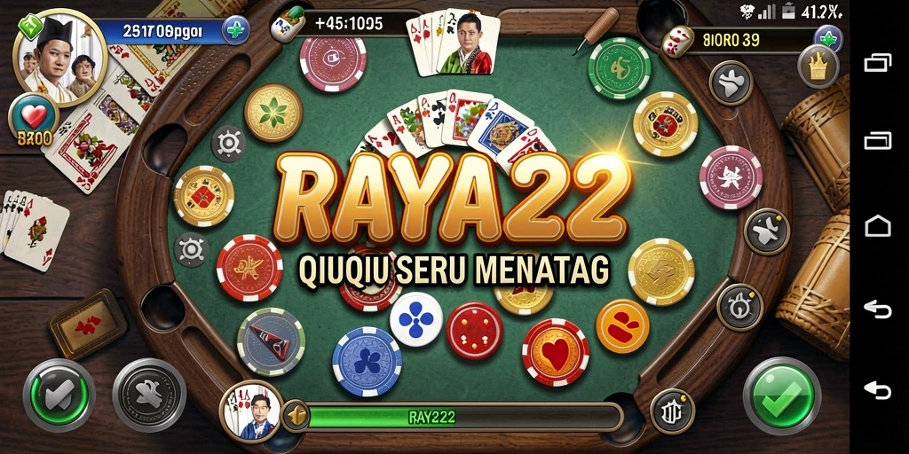 Screenshot gameplay QiuQiu yang menarik dan kompetitif.