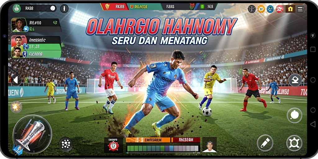 Tampilan aksi mendebarkan di lapangan olahraga RK88.