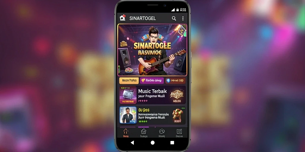 Tampilan gameplay SINARTOGEL yang mengasyikkan dengan variasi musik.