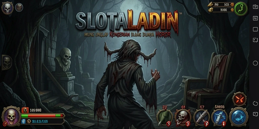 Screenshot dari gameplay menegangkan di SLOTALADIN.