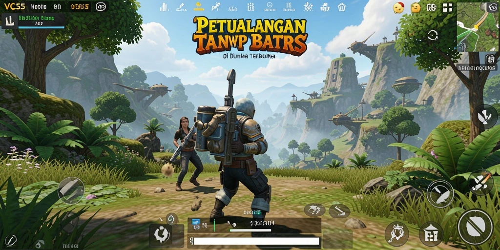 Gameplay seru VC55 di dunia terbuka yang luas.